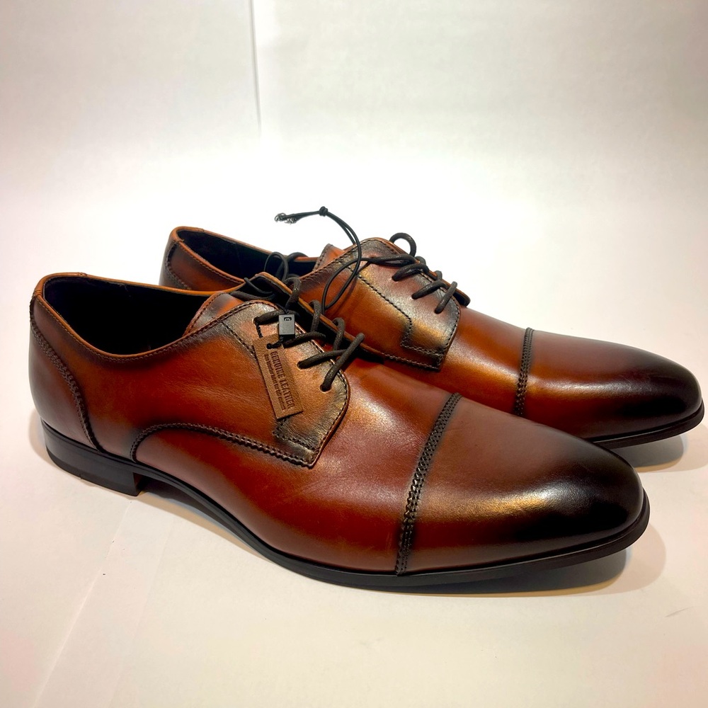 BRAND NEW Express 55285 Brown Oxford Cap Toe Dress Shoe Sz 11 MSRP $118